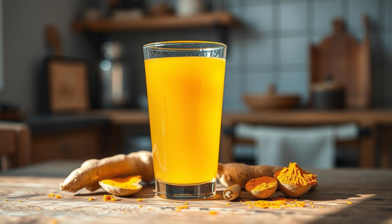 Ginger and turmeric shot