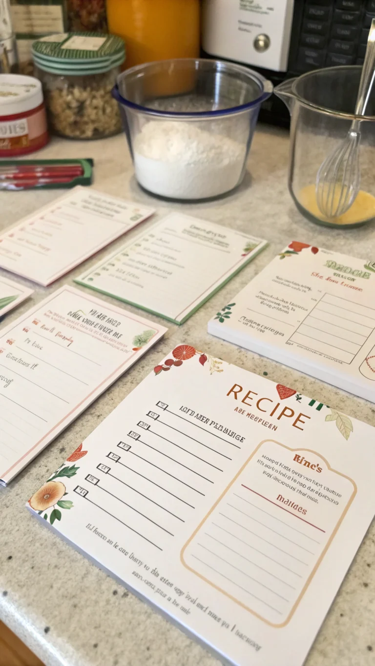 recipe card template