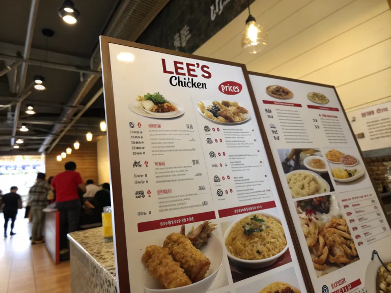 lee's chicken menu prices