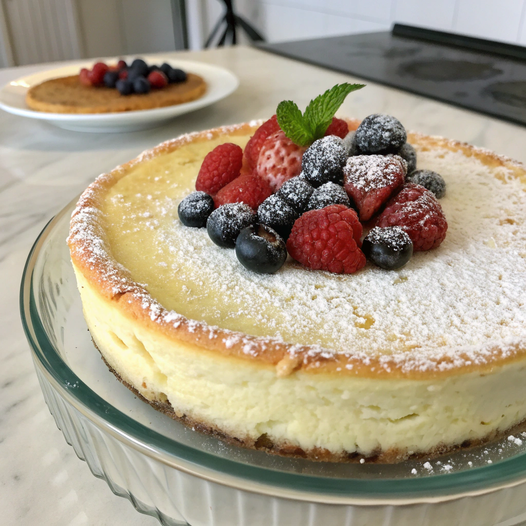 healthy cottage cheese cheesecake